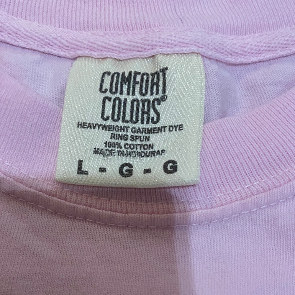 Comfort Colors Light Pink T-Shirt - Picture 2 of 3